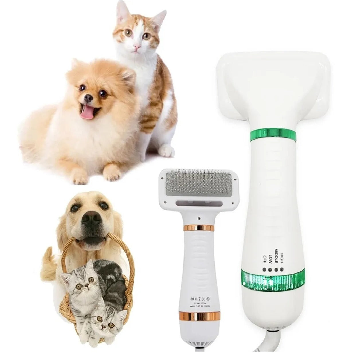 Cepillo secador para mascotas - Cozy Houses