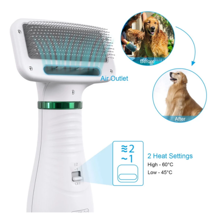 CEPILLO SECADOR PARA MASCOTA