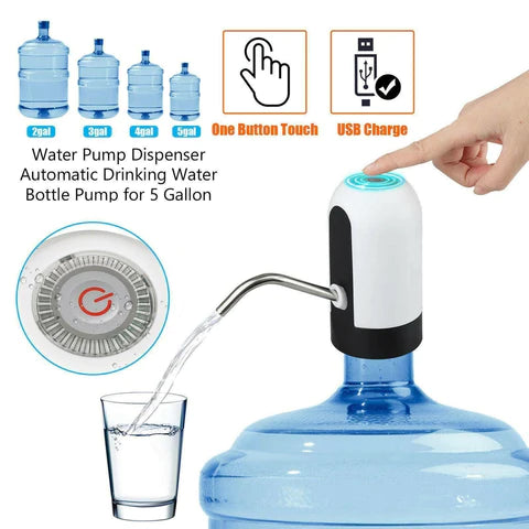 Dispensador Automático De Agua Para Botellón Recargable