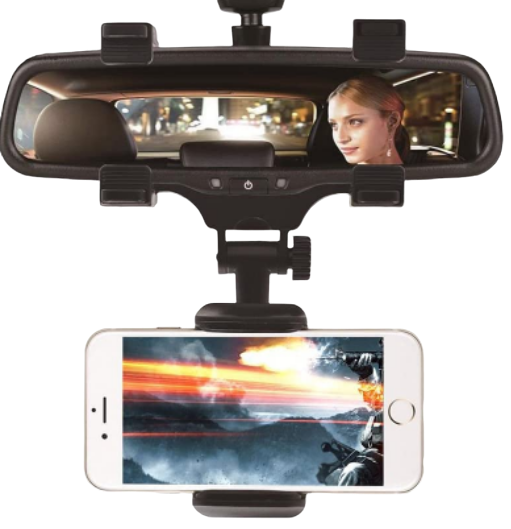 Soporte Holder Para Celular En Espejo Retrovisor De Carro