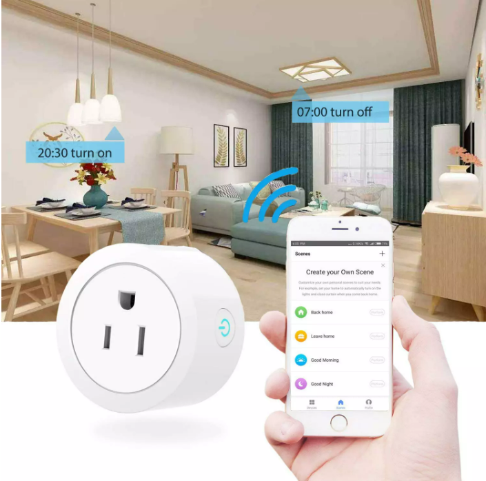 ENCHUFE INTELIGENTE WIFI COMPATIBLE CON ALEXA